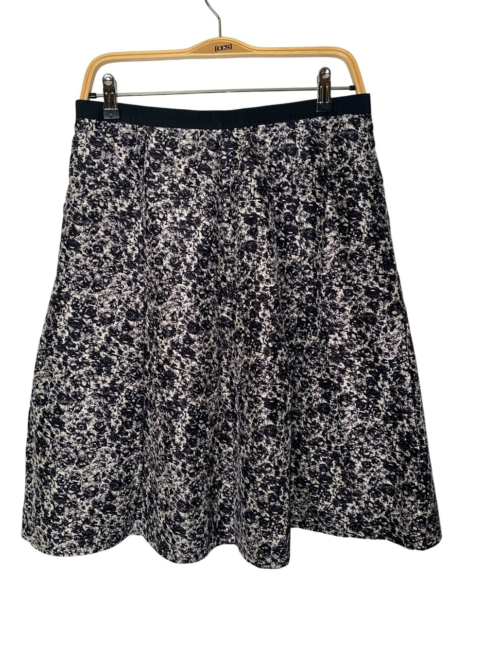 Vintage Banana Republic Silk Floral A-Line Skirt Size 10